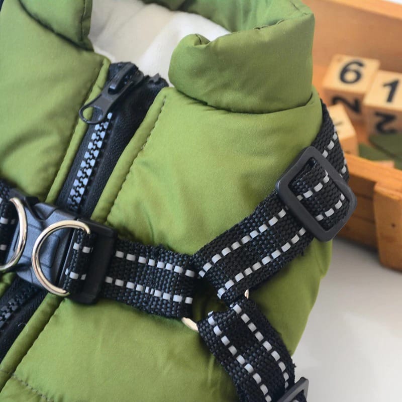 Wasserdichter Hundemantel–Wintermantel Beschreibung 1